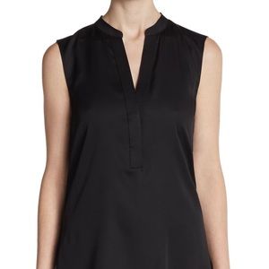 Vince sleeveless silk blouse XS